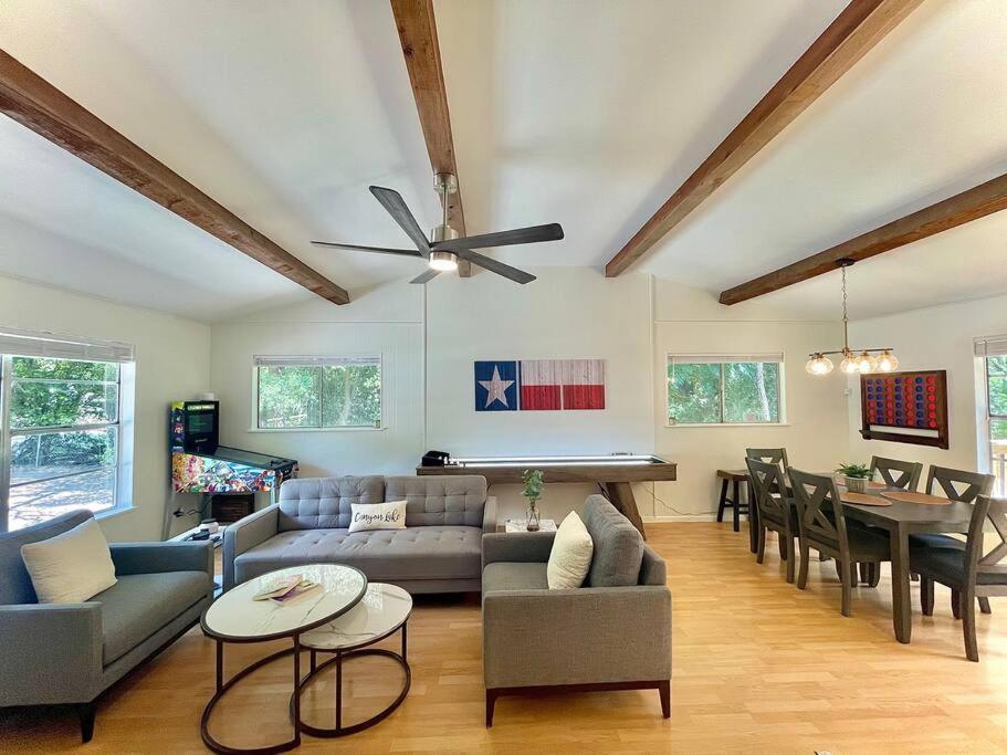 Canyon Lake River House Retreat-Location With Hot Tub Exterior foto